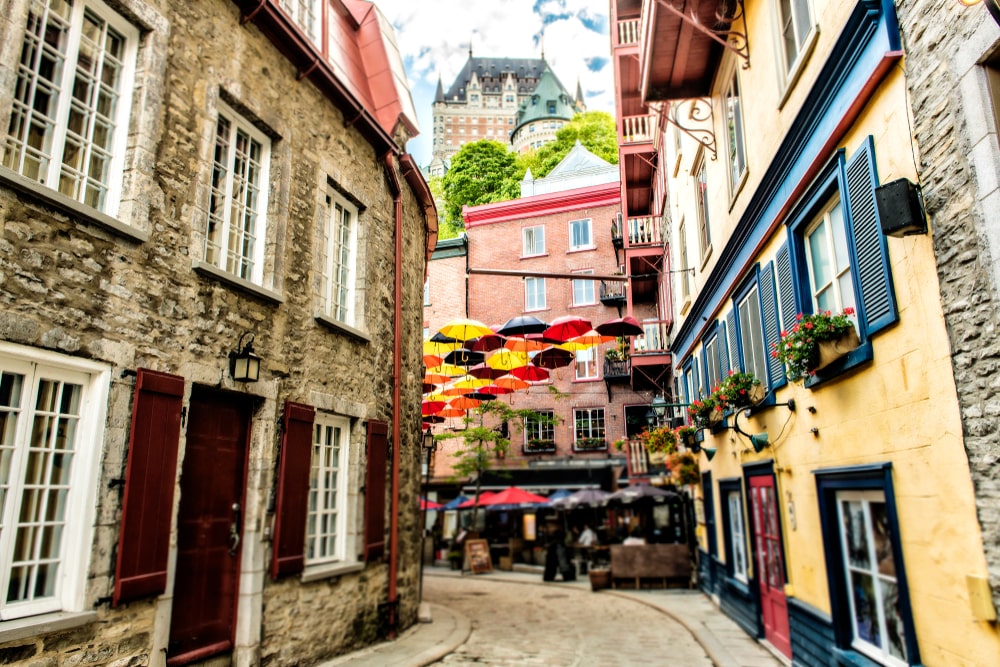 vieux québec au Canada