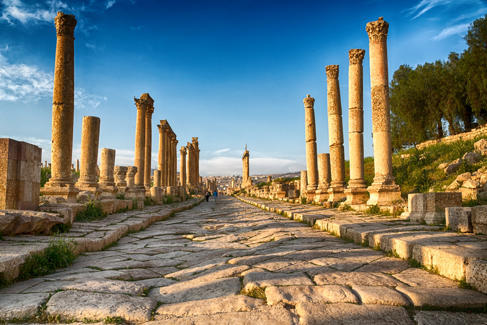 Jerash en Jordanie