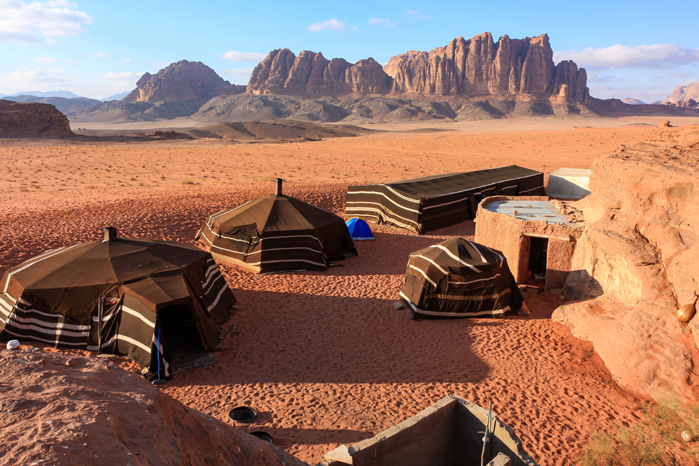 Le désert du Wadi Rum en Jordanie