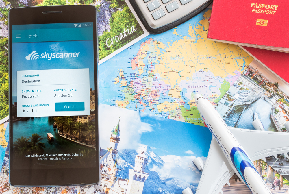 Skyscanner : trouver le vol le moins cher