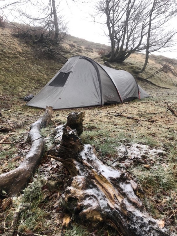 la tente le moyen d'hébergement le plus bas carbone
