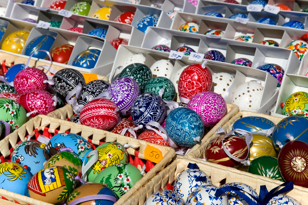 Les traditionnels œufs de Pâques tchèques